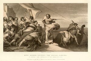 Le roi Alfred incitant les Anglo-Saxons