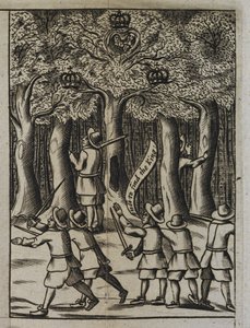 Le roi Charles II se cachant dans les bois de Boscobel, de 