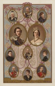 Les parents du roi Édouard VII - English School