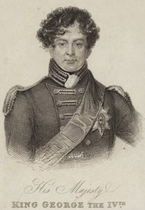 Le roi George IV de Grande-Bretagne et d
