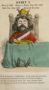 Roi Henri Ier (aquatinte) - English School