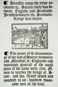 Le roi Henri VIII (1491-1547) et ses chevaliers après la victoire anglaise sur les Écossais à Flodden Field, en 1513 - English School