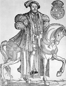 Le roi Henri VIII à cheval