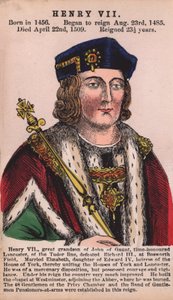 Roi Henri VII - English School