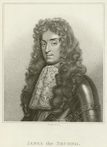 Le roi Jacques II (gravure) - English School
