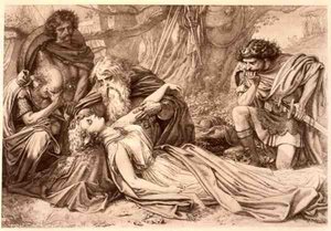 Le Roi Lear, Acte 5 Scène 3, par William Shakespeare - English School