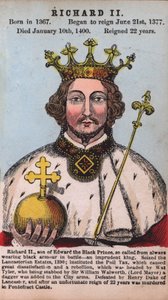 Roi Richard II (gravure en couleur)