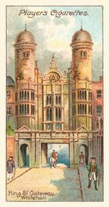 King St Gateway, Whitehall (chromolitho)