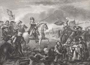 Le roi Guillaume III à la bataille de la Boyne, 1690, de 