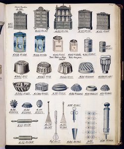 Rangements de cuisine et ustensiles d