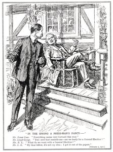Lloyd George et Bonar Law discutent de la perspective d