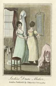 Couturière, pub. 1804 - English School