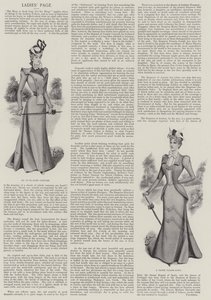 Page des dames (lithographie) - English School