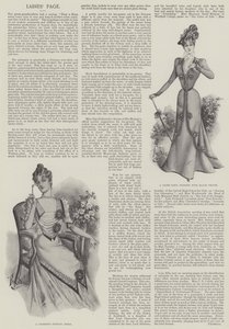 Page des dames (lithographie) - English School