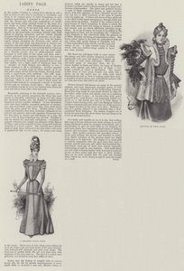 Page des dames, robe - English School