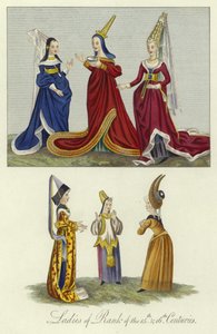 Dames de rang des 15ème et 16ème siècles - English School