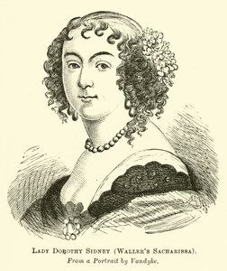 Lady Dorothy Sidney, Sacharissa de Waller - English School