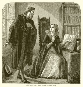 Lady Jane Grey et Roger Ascham, 1553 - English School