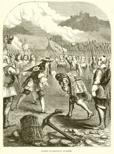 Débarquement de Charles II à Douvres - English School