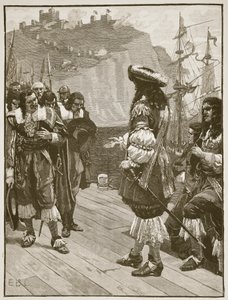 Débarquement de Charles II à Douvres, 26 mai 1660 (illustration de Cassells Illustrated History of England)