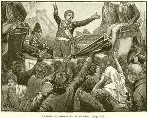 Débarquement de George IV à Howth