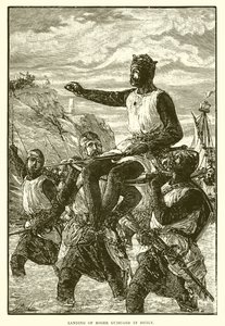 Débarquement de Roger Guiscard en Sicile - English School