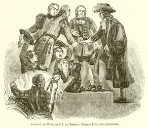 Débarquement de Guillaume III à Torbay - English School