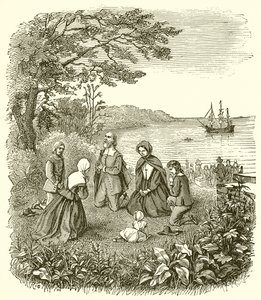 Débarquement des Pères Pèlerins - English School