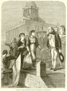 Débarquement de la princesse Caroline de Brunswick à Greenwich - English School