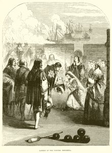 Débarquement de la princesse Henriette - English School