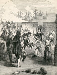 Débarquement de la princesse Henriette, illustration tirée de l