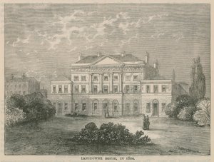 Lansdowne House, Berkley Square, en 1800 - English School