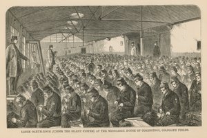 Grande salle de filage de chanvre à la maison de correction de Middlesex - English School