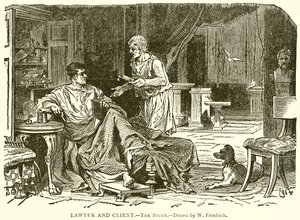 Avocat et client.--Le cabinet - English School