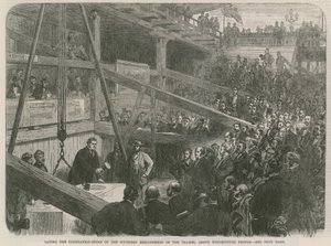 Pose de la première pierre de l