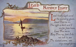 Lead Kindly Light (lithographie en couleur) - English School
