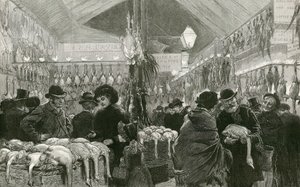 Marché de Leadenhall à Noël