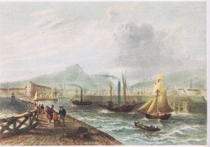 Port de Leith 1842 - English School