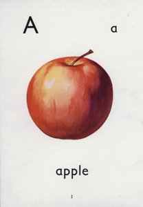 Lettre A, pomme