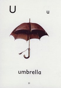 Lettre U, parapluie - English School
