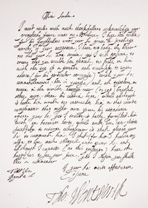 Lettre de Thomas Wentworth, 16 avril 1612 - English School