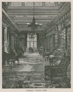 Bibliothèque, vue nord, Holland House - English School