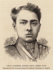 Lieutenant-Général Khudg Shun Shere Jung