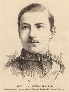 Lieutenant C A Montanara, RA - English School