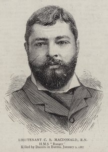 Lieutenant C B Macdonald, RN - English School