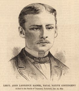Lieutenant John Lawrence Raines, contingent natal indigène