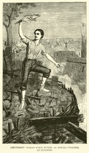 Lieutenant Thomas Adair Butler, 1er Fusiliers du Bengale, à Lucknow - English School