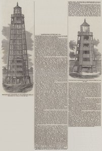 Phares en mer Rouge (gravure) - English School