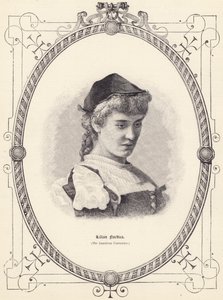 Lilian Nordica (la cantatrice américaine) (gravure)