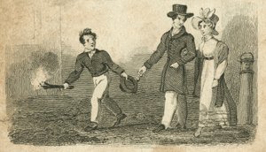 Garçon de lien, Londres (gravure) - English School